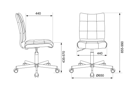 Кресло офисное Бюрократ CH-330M Light-28 серо-голубое