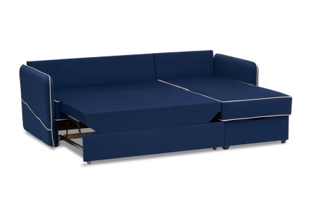 Диван угловой дельфин Энерджи темно-синий