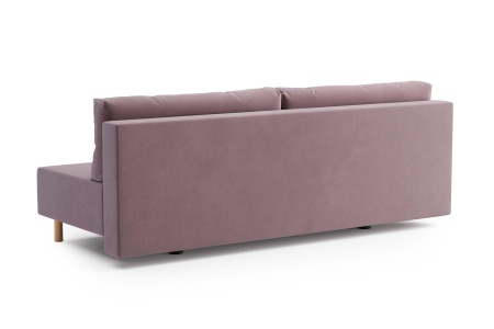 Диван еврокнижка Хольми розовый