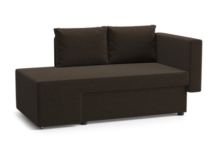 Диван еврокнижка Дагмар коричневый