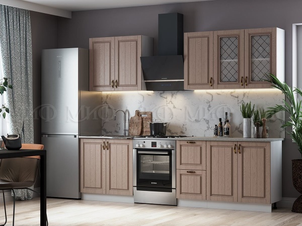 Кухонный Гарнитур Настенька 2000 мм МДФ/Разные Цвета