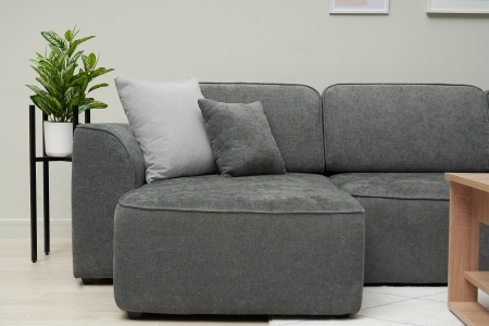 Диван п-образный еврокнижка Имир MODOOL серый