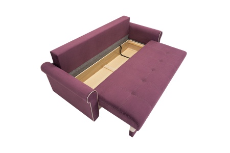Диван еврокнижка Верона фиолетовый