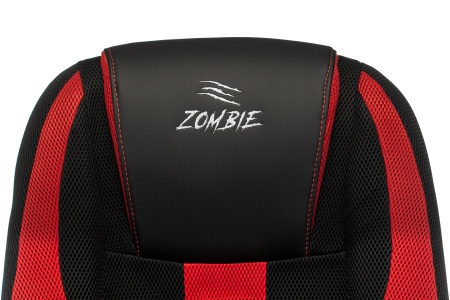 Кресло игровое Zombie 9 черное / красное