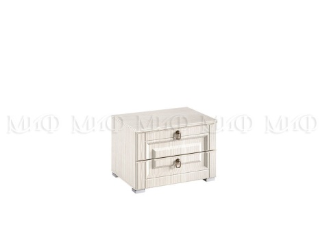 Тумба Прикроватная Элит-1 - 2 шт  МДФ Сандал Светлый (Ш-500 мм x В-350 мм x Г-378 мм)
