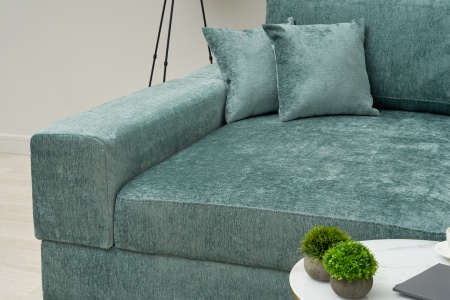 Диван п-образный пантограф Рон MODOOL XL бирюзовый