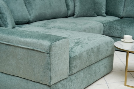 Диван п-образный пантограф Рон MODOOL XL бирюзовый