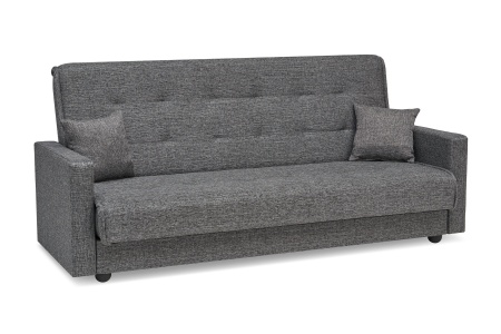 Диван книжка Лондон-2 серый