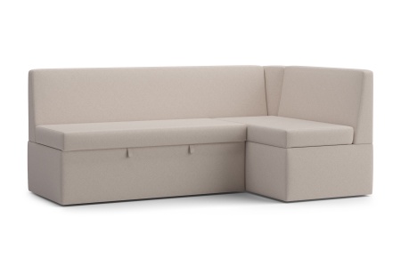 Кухонный угловой диван дельфин Орион бежевый