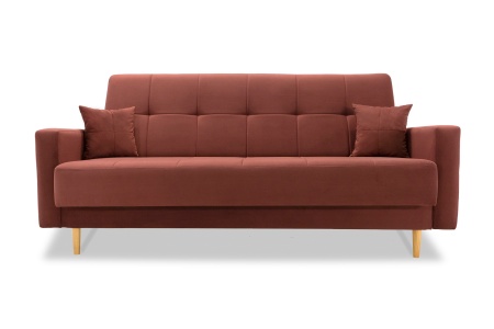 Диван книжка Фиеста бордовый