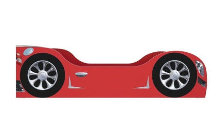 Детская Кровать-Машинка 4 WD (Д-2018 х В-556 х Г-864мм)/Красный или Синий