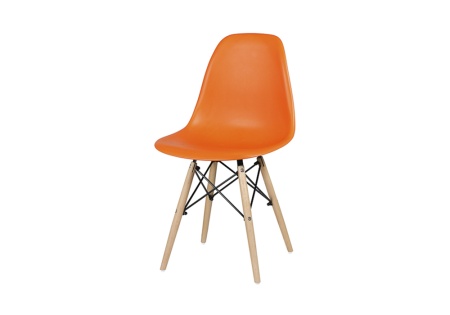 Стул обеденный Eames DSW оранжевый