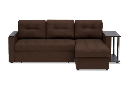 Диван угловой дельфин Атланта коричневый