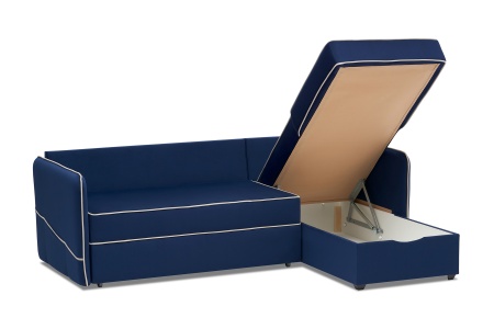 Диван угловой дельфин Энерджи темно-синий