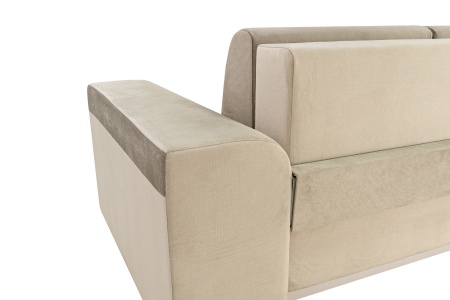 Диван еврокнижка Марракеш бежевый / коричневый