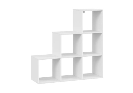 Стеллаж Денвер-2 белый текстурный