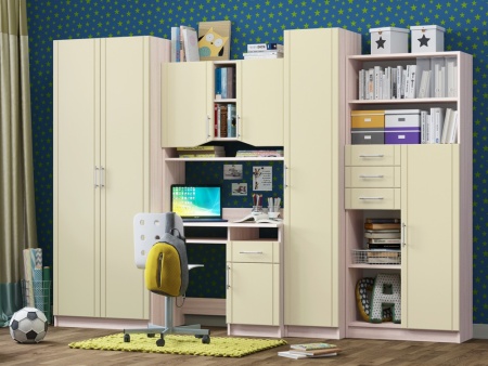 Стенка Юнга МДФ (Ш- 3000 х В- 2000 см х Г- 570 мм)/Разные Цвета