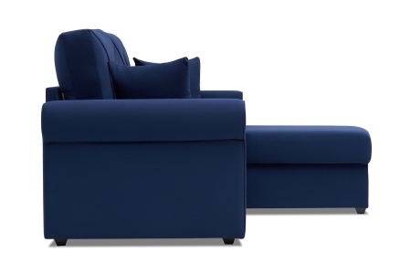 Диван угловой дельфин Лира темно-синий