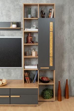 Шкаф с открытыми полками Crown 2