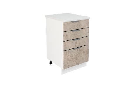 Норд ШНЯ 500 шкаф нижний с 4-мя ящиками
