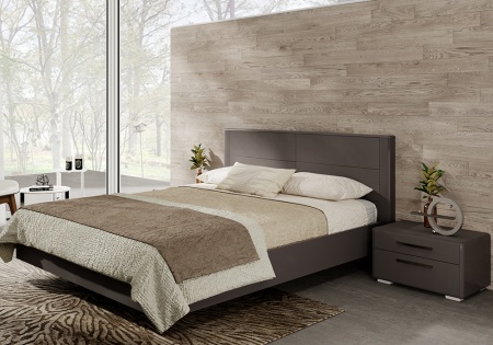 Спальный гарнитур Наоми №7 фон серый / джут