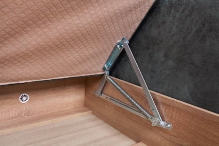 Диван Угловой Сингапур с Оттоманкой Ш-2670 х Г-1700 х В-1000 мм/Спальное место Ш-1700 х Г-2100 мм