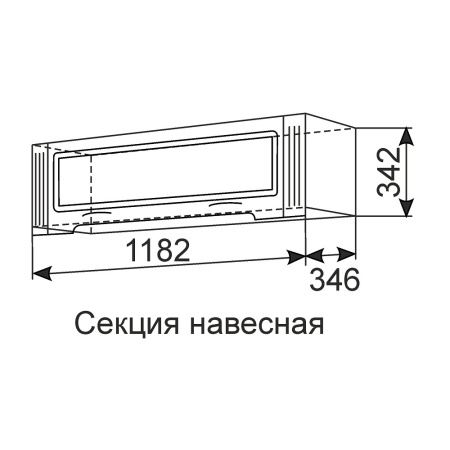 Секция навесная 36 Виктория