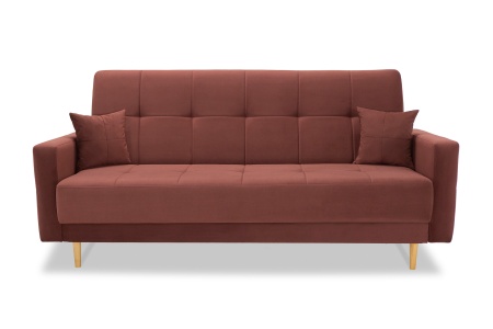 Диван книжка Фиеста бордовый