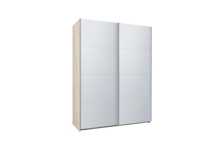 Шкаф-купе Fortune-16 1.8 м тип 3 сонома / белый