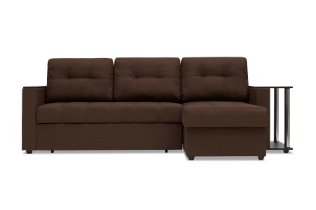 Диван угловой дельфин Атланта коричневый