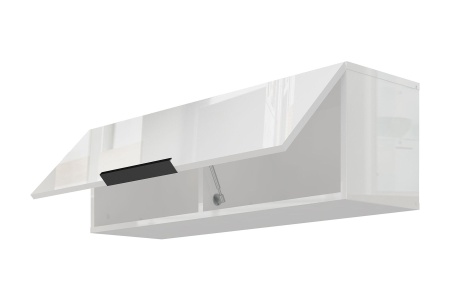 Полка навесная Слайд 462.01 белый глянец