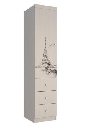 Пенал с Ящиками Мийа-3 ПЯ-304/ Фотопечать(Ш-450 х В-2130 х Г-509 мм)